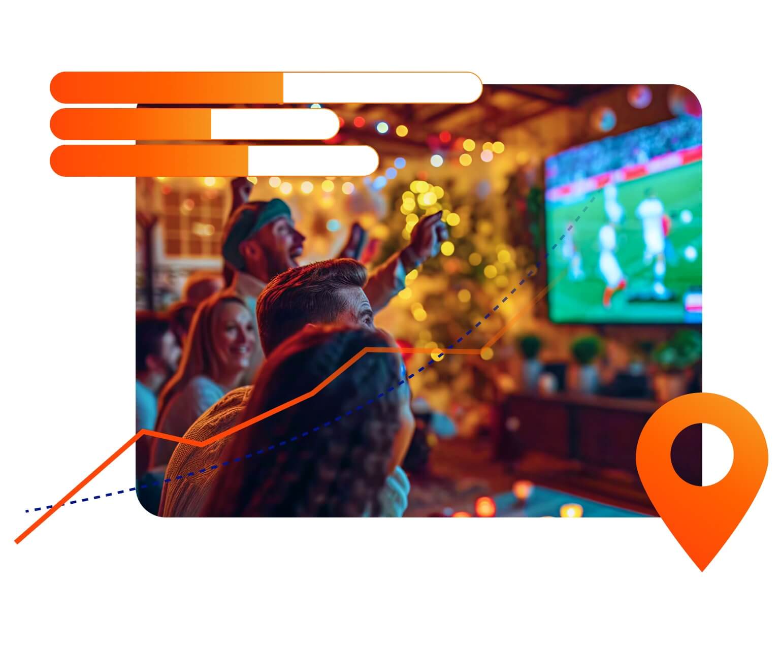 Bijpassende visual over marketing en promotie