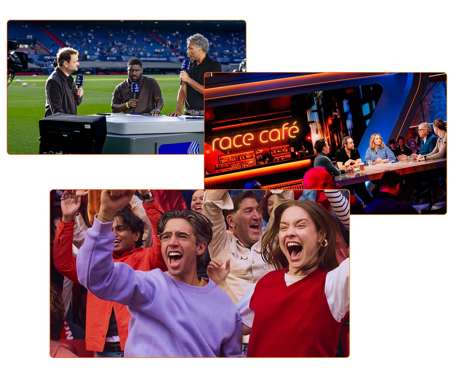 Bijpassende visual met beelden die je op Ziggo Sport kunt zien